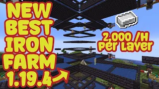 Best Iron Farm Minecraft 1.20.4 - Up To 32,000 Ingots per Hour!
