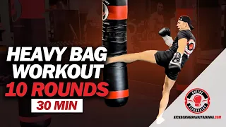 Heavy Bag Workout Muay Thai and kickboxing - Condition killer