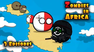 Zombies in africa. Episode 3. Malta ( countryballs )