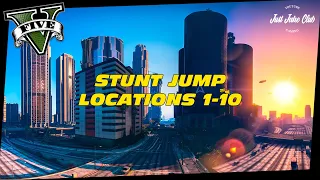 Stunt Jump Locations 1-10 | Full Guide Tutorial | GTA V Online