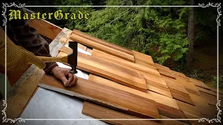 How to Install Cedar Shakes and Shingles - lesson for beginners - home improvement tutorial guide