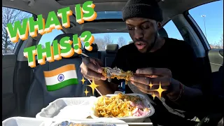 Americans FIRST TIME trying Indian food | BIRYANI & Samosas