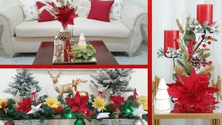 IDEAS PARA DECORAR LA SALA EN NAVIDAD/ELEGANTE Y GLAMUROSA /NAVIDAD 2023