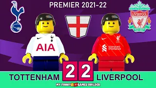 Tottenham vs Liverpool 2-2 • Premier 2021/22 • All Goals & Extended Highlights in Lego Football Film