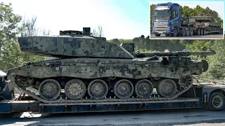 Lots of battle tanks and armoury transported to Europe for NATO exercise 🪖
