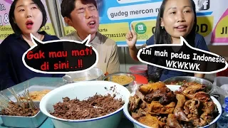 Gudeg mercon bikin Orang Korea nangis di pinggir jalan..!