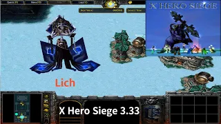 X Hero Siege 3.33, Lich Extreme, Level 4 Impossible ,8 ways Single Hero