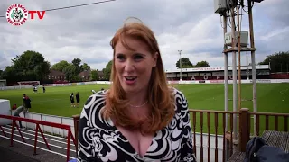 Angela Rayner becomes a patron of Ashton United In The Community!