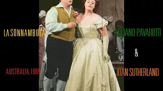 J. Sutherland & L. Pavarotti Duet "Son Geloso" - La Sonnambula (Sydney, 1965)