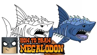 How to Draw Megalodon | Jurassic World (Art Tutorial)