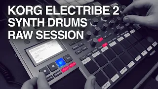 Korg Electribe 2 Drum Synths Raw Jam Session