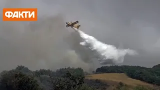 На відновлення піде 15 років. В Італії вже третій день не можуть погасити пожежу на Сардинії