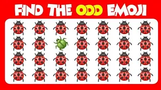 FIND THE ODD EMOJI OUT by Spotting The Difference! Odd One Out Puzzle