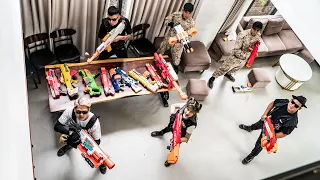 LTT Game Nerf War : Warriors SEAL X Nerf Guns Fight Treasure Thief Mr Zero Crazy Bloodthirsty Boss