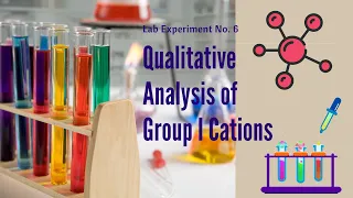 Exp 6 Qualitative Analysis of Group 1 Cations