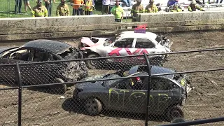 2023 Lewis County Fair Afternoon Demo Derby Heat 3 (Bonestock Compacts)