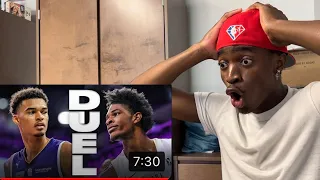 Victor Wembanyama (37 PTS) vs Scoot Henderson (28 PTS) EPIC DUEL **REACTION**