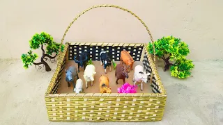 Animals Collection- Panda Cow Donkey Sheep Goat Wolf | diy mini project