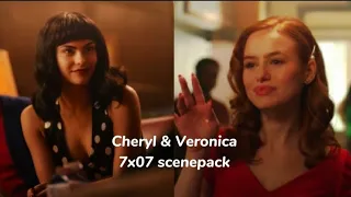 Riverdale 7x07// Cheryl and Veronica (Madelaine Petsch and Camila Mendes) scenepack