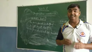 Voice / Active and passive Of imperative sentences voice / Grammar by Ashraf English Classes/part 3