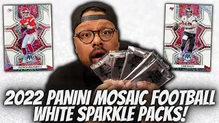 Opening Up Only FIVE 2022 Panini Mosaic Football White Sparkle Packs! I'M ADDICTED!!!