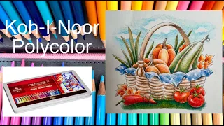 Amazon Unboxing: Koh-i-Noor Polycolor Artists' Colored Pencils (72 pencils set) Swatching and Review