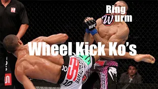 Best UFC Spinning wheel kick Knockouts