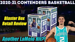 2020-21 Contenders Basketball Blaster Box Retail Review - Another LaMelo Pull!