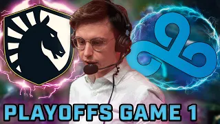 TL VS C9 PLAYOFFS GAME 1 FULL REVIEW - CAEDREL