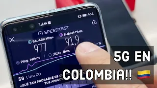 REDES 5G EN COLOMBIA 🇨🇴!! Brutal La Velocidad 😱😱!!