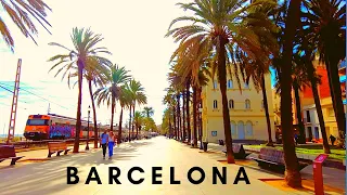 CALLE DEL MAR | BARCELONA BEACH | WALKING TOUR 2021 | Catalonia, Spain