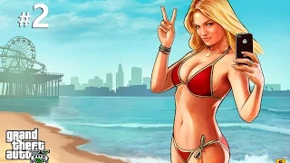 Прохождение GTA 5 на PS4,  миссия 2, Франклин и Ламар, [ Без комментариев ]