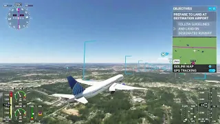 Boeing 777-300ER Landing at Atlanta Hartsfield Jackson intl Airport
