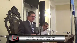 5° Sesión Ordinaria - H. Cámara de Senadores - 20-04-2023