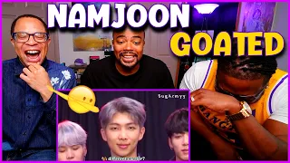 NAMJOON GOATED 😂 | Namjoon being fluent in sarcasm REACTION