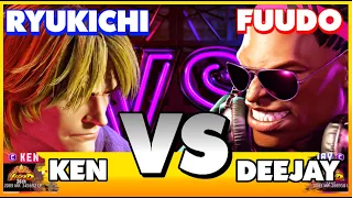 SF6 FUUDO (DEEJAY) vs RYUKICHI (KEN) High Level Gameplay #SF6 #Akuma #FUUDO #deejay