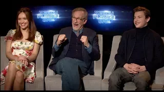 READY PLAYER ONE interviews - Spielberg, Cline, Sheridan, Cooke, Lena Waithe, Mendelsohn