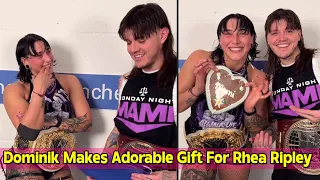 Dominik Mysterio ‘Makes’ Adorable Gift For Rhea Ripley