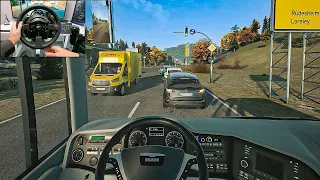 🚌 CONDUITE EN MONTAGNE VERS L'AÉROPORT (Fernbus Simulator)