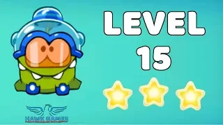 Cut The Rope: Time Travel - Level 11-15 [The Future] 3 Stars Walkthrough