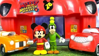 UNBOXING MICKEY AND ROADSTER RACERS HOT DOGGIN HOT ROD & TURBO TUBSTER