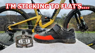 Why I switched back to flats... Clipless vs Flat Pedals For MTB / Mountain Bikes