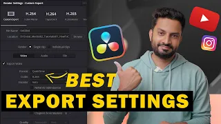 How To Export Videos in Davinci Resolve 18 - YouTube, Instagram