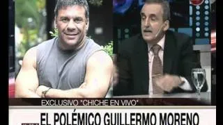 Canal 26 -EXCLUSIVO en "Chiche en vivo" Guillermo Moreno-Parte 3