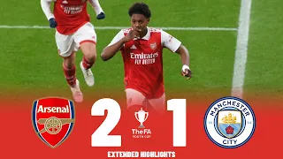 Arsenal vs Manchester City | Highlights | U18 FA Youth Cup Semi Final 04-04-2023