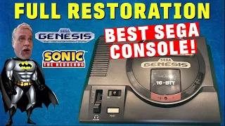 Restoration of SEGA GENESIS Retro Gaming Console | Retro Repair Guy Episode 13