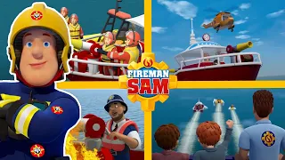 Ultimate Water Rescues! 🔥 💦 | Fireman Sam Full Episodes! | 1 hour compilation | Kids Movie