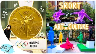 Visit the Olympic Agora - Where Sport Meets Arts & Culture | Tokyo 2020 Olympics | Japan Vlog