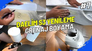 Motosiklet Grenaj Boyama Nasıl Yapılır | Daelim S3 Yenileme 7.Bölüm