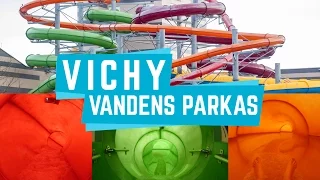 All Water Slides at Vichy Vandens Parkas, Vilnius Lithuania Onride POV